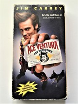 ACE VENTURA-PET DETECTIVE with Jim Carrey VHS 1994  - $3.00