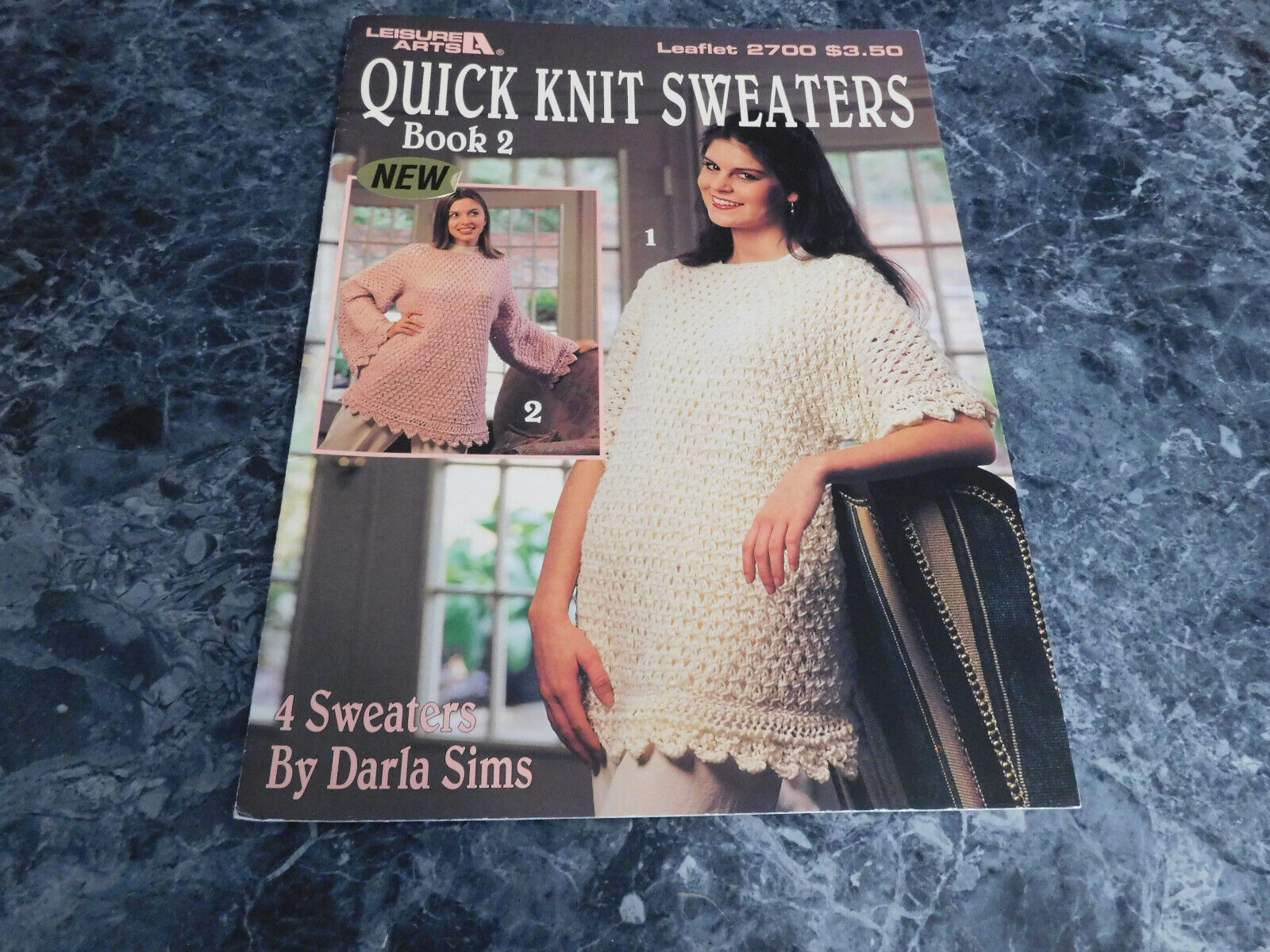 Quick Knit Sweaters book 2 two by Darla Sims Leaflet 2700 - $2.99