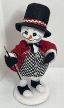 Annalee Christmas Doll NWT 2014 - 9&quot; Classy Snowman - 550114 New W Tags - $21.49