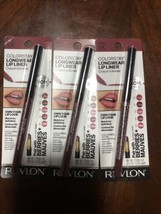 Lot of 3 Revlon Colorstay Longwear Lip Liner, Plum 665, 0.01 oz / 0.28 g - £9.52 GBP