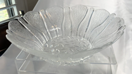 Kosta Boda Lydia Lead Crystal Bowl Scandinavian Glass Dessert Bowl Sunflower - £19.08 GBP
