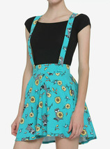 Disney Princess Pocahontas Meeko Flit Turquoise suspender skirt XL - $49.99