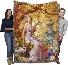 Lost Melody Blanket by Nene Thomas - Gift Fantasy Tapestry Throw Woven, 72x54 - £62.64 GBP