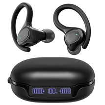 True Wireless Earbuds - Secure Fit Earhooks For Small Ear, Bluetooth Headphones  - £42.45 GBP