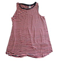 Old navy luxe Small Red, Blue Striped Sleeveless Shirt - $9.00