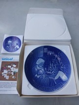 VTG Copenhagen Bing &amp; Grondahl JULE AFTER 1978 Christmas Plate w/ Origin... - $14.84