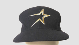 Houston Astros Vintage 90s MLB Diamond Pro 5950 Model Wool Hat Cap 6 7/8 - $16.51