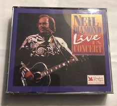 Neil Diamond Live In Concert 3 Disc Set Readers Digest Rare Cd - £20.99 GBP