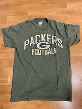 NFL Team Apparel Shirt Mens Medium Green Bay Packers Graphic Football Tee - £9.46 GBP