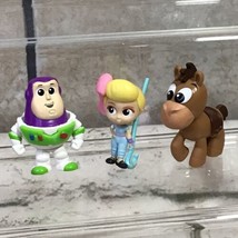 Disney Mattel Toy Story Figures Lot of 3 Buzz Bo Peep Bullseye Cake Topp... - $9.89