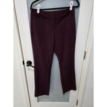 7th Avenue NY&amp;C Pants Size 6 Eggplant Purple Stretch Dress Trousers Work... - $266.09 MXN