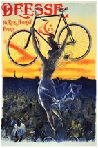 Poster decoration.Room Interior art design.Deesse vintage bicycle.7580 - £12.74 GBP+