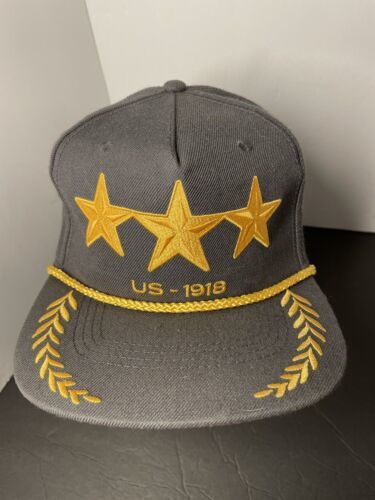 Primary image for Forever 21 Men's Gray US 1918 Snapback Hat Cap Gray Rare 21MEN NWT