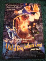 A KID IN KING ARTHUR&#39;S COURT - DISNEY MOVIE POSTER WITH THOMAS IAN NICHOLAS - £15.67 GBP