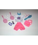 Barbie Doll Sports Clothes and Accesories Shorts Tennis Visor Backpack More - $9.89