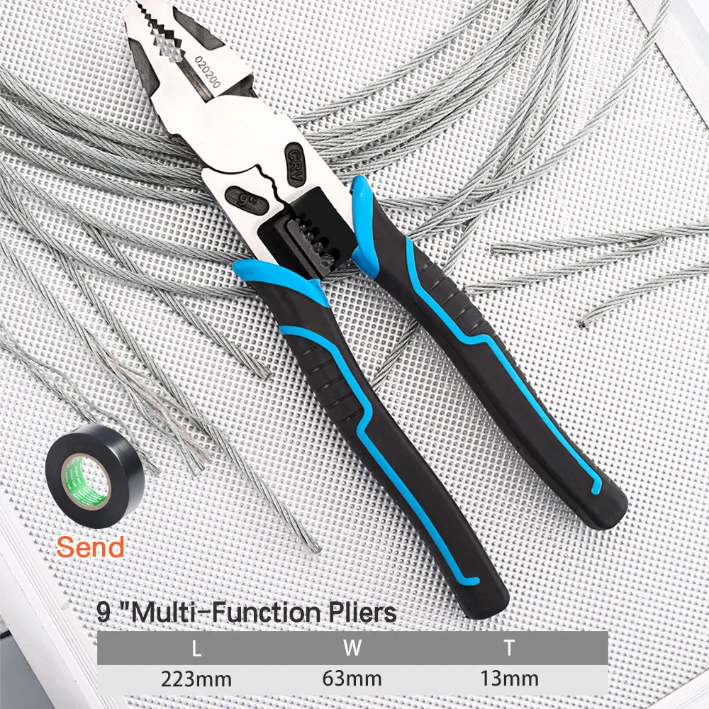 Multifunctional Universal Needle Nose Pliers Diagonal Pliers Stripper Wi... - $5,076.59 MXN