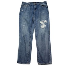 Lucky Brand Pants Womens 26 Blue Denim Distressed Sienna Slim Boyfriend Jeans - $34.65