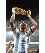 Lionel Messi FIFA World Cup Argentina Soccer Football Winner Poster Art ... - £9.51 GBP+