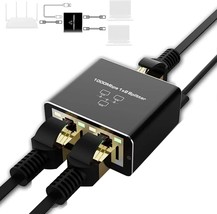 Ethernet Splitter Gigabit High Speed RJ45 LAN Network Switch for CAT 5 6 7 8 Int - £37.29 GBP