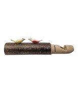 Vintage Hershey Park PA Souvenir Wooden Flute Birds 1960s - $34.99