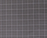 Flannel Plaid Patterned Framework Gray Cotton Flannel Fabric Print D283.30 - £7.82 GBP