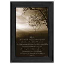 Life is 3 Black Framed Print Wall Art - $79.99