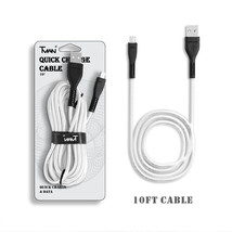 10Ft Long Fast Charge Usb Cord Cable For Cricket Alcatel Apprise, Insigh... - $18.99