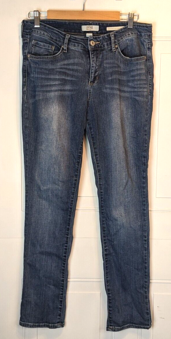 American vintage skinny jeans size 12R 31 Wonderland Slim Straight blue