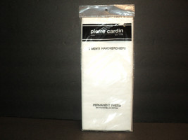 NEW Pierre Cardin Paris New York Handkerchiefs Men&#39;s 3 Pack White - £10.56 GBP