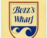 Buzz&#39;s Wharf Dinner Menu Washington - £17.40 GBP