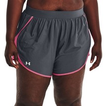 Under Armour Fly by 2.0 Shorts Womens 3X Gray Pink Athletic Lightweight NEW - £15.77 GBP