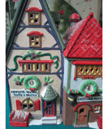 OBBIE&#39;S BOOKS &amp; LETRINKA &#39;S CANDY STORE DEPART 56 CERAMIC LIGHTED NIB LA... - $169.72 CAD