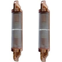 Retro Copper Casting &amp; Glass Rod Antique Wall Sconce Light Fixture Lot of 2-
... - $1,008.52