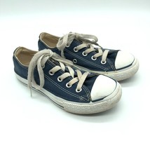 Converse Boys Girls Low Top Sneakers Canvas Lace Up Blue Size 12 - £15.12 GBP