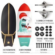 30 Inch  Surf Skate d CX4 Truck 7-Tier Maple Deck Carving  Surfskate Outdoor Pum - £362.58 GBP