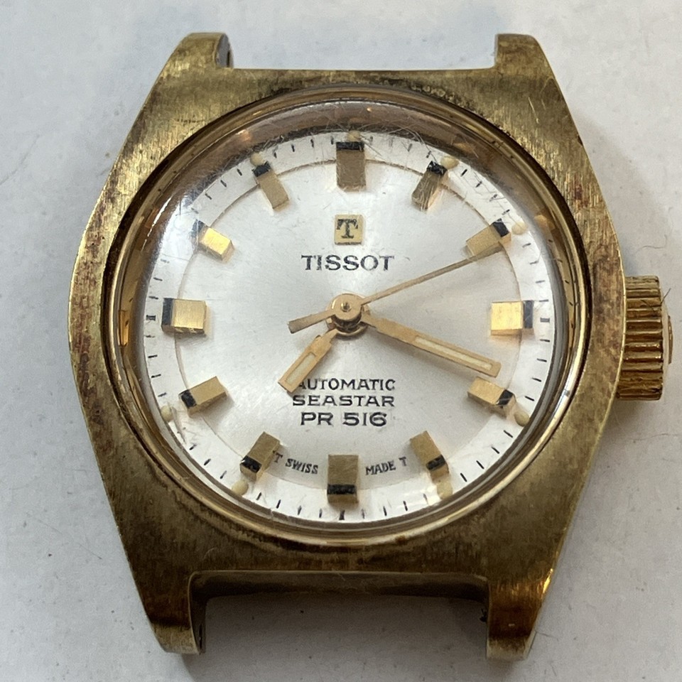 Tissot Sea Star Automatic PR 516 Ladies Watch 21 Jewels 20 Microns Works... - $123.70