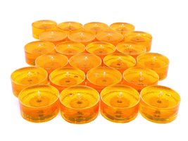 24 Pack Of Orange Blossom Scented Gentle Floral Aroma Up To 8 Hour Tea Lights By - $26.14