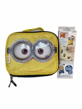 Minions Insulated Lunch Bag Despicable Me2 + New Wall Decals. Box Snack Kids - £8.40 GBP