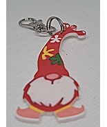 Gnome Wearing a Giraffe Hat  Keychain or Zipper Pull - $8.99