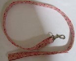 Build A Bear Pink Leash Stars &amp; Hearts Print Accented with Rhinestones - £7.75 GBP