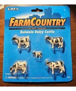 New Vintage 1995 1/64 Ertl Farm Country Holstein Dairy Cattle Cows 5 Pack - €16,94 EUR