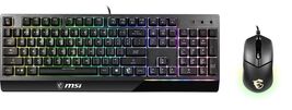 MSI Vigor GK30 Combo, 6-Zone RGB GK30 Gaming Keyboard &amp; GM11 Gaming Mous... - $84.96
