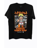 Bioworld Naruto Shippuden Mens Black Anime Shirt Ichiraku Ramen Shop Large - €6,78 EUR