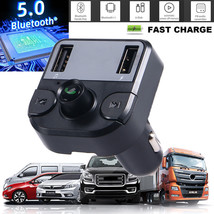 Bluetooth5.0 Car Wireless Fm Transmitter Mp3 Radio Adapter Car Dual 2Usb... - $18.99