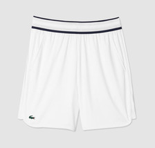 Lacoste Daniil Medvedev Shorts Men&#39;s Sports Pants White NWT GH740354G001 - $107.01