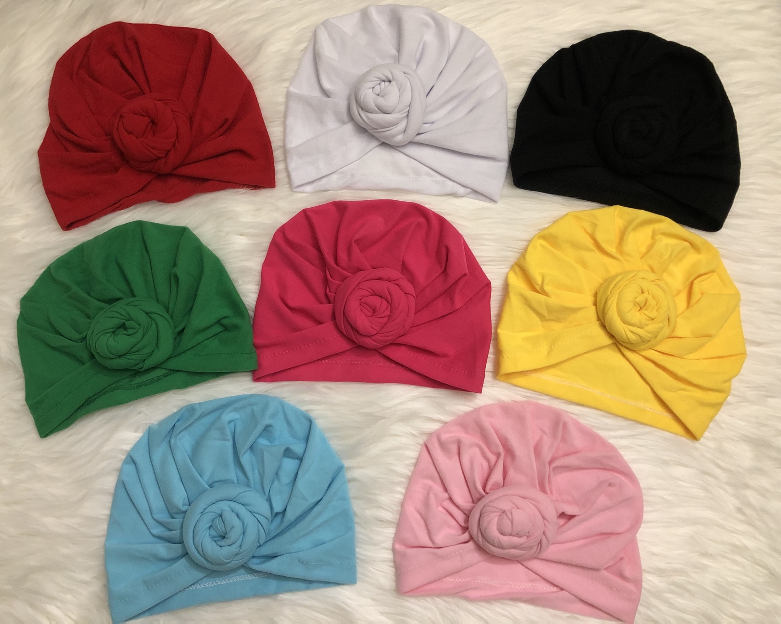 Baby Turban Hat, 3 to 24 months, Baby Head Wrap, Baby Top Knot hat, Todd... - $5.00