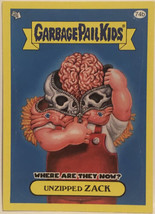 Unzipped Zack Garbage Pail Kids trading card Flashback 2011 Yellow Border - £1.49 GBP