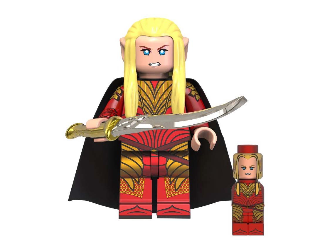 Building Haldir Elf Elven Warrior Lotr Lord Of The Rings Hobbit Minifigu... - $7.35