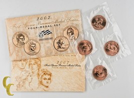 2007 First Spouse Bronze Medal Series 4 Medal Set US Mint - $34.43