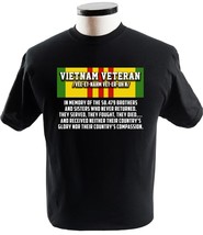 Vietnam Veteran T Shirt Gift Shirt For Dad Father Grandpa - £13.58 GBP+